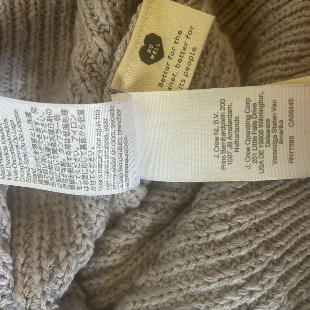 Madewell Brenville Crop Cardigan Light Purple Gray Women's Sweater Size S